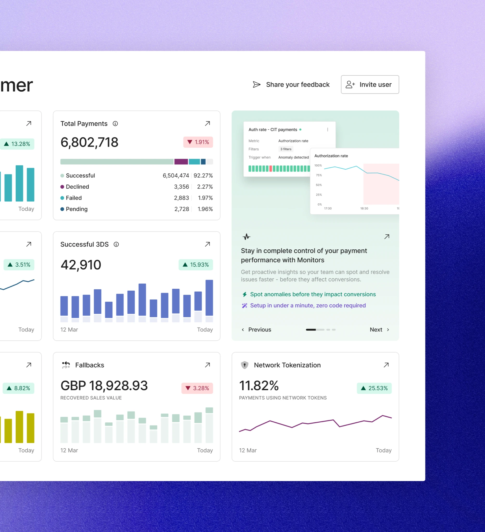 Homepage design