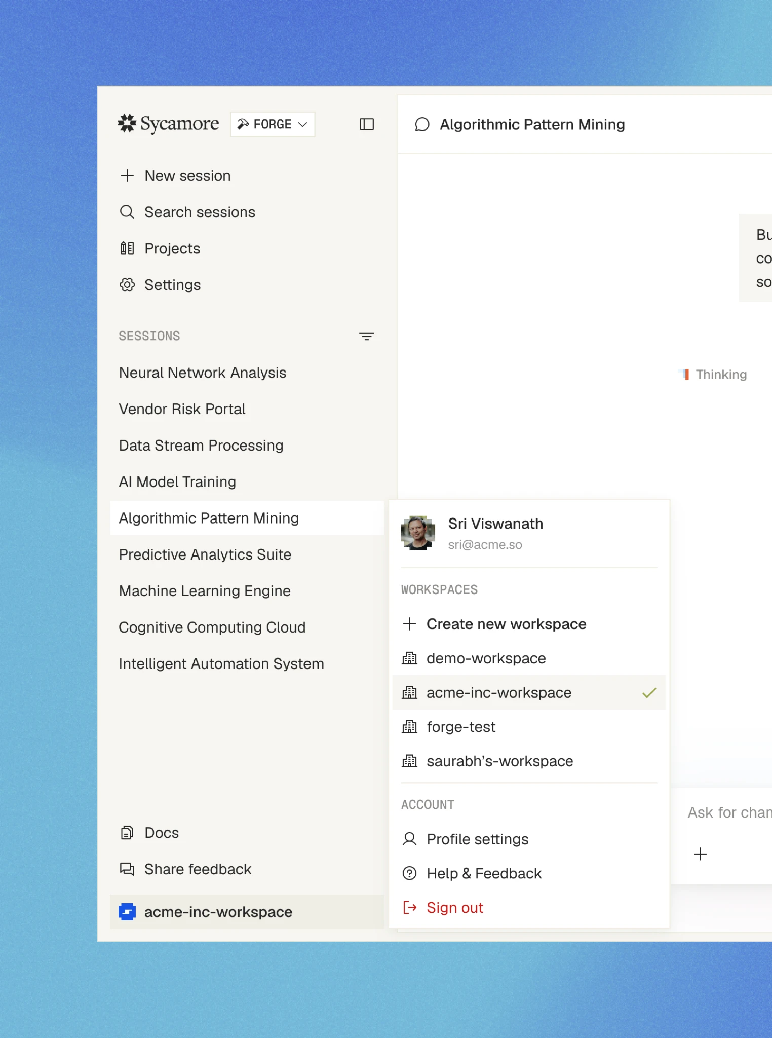 Product UI